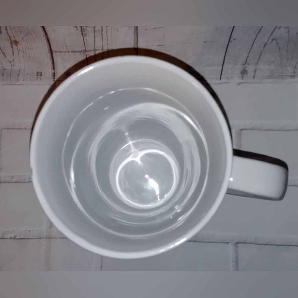 Pier 1 Imports Porcelain Joy to The World Jumbo Mug - Picture 4 of 6